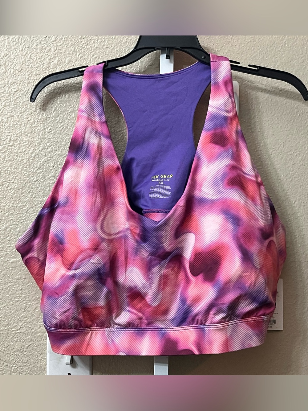 Tek Gear Ultrastretch Medium-Impact V-Neck Sports Bra.